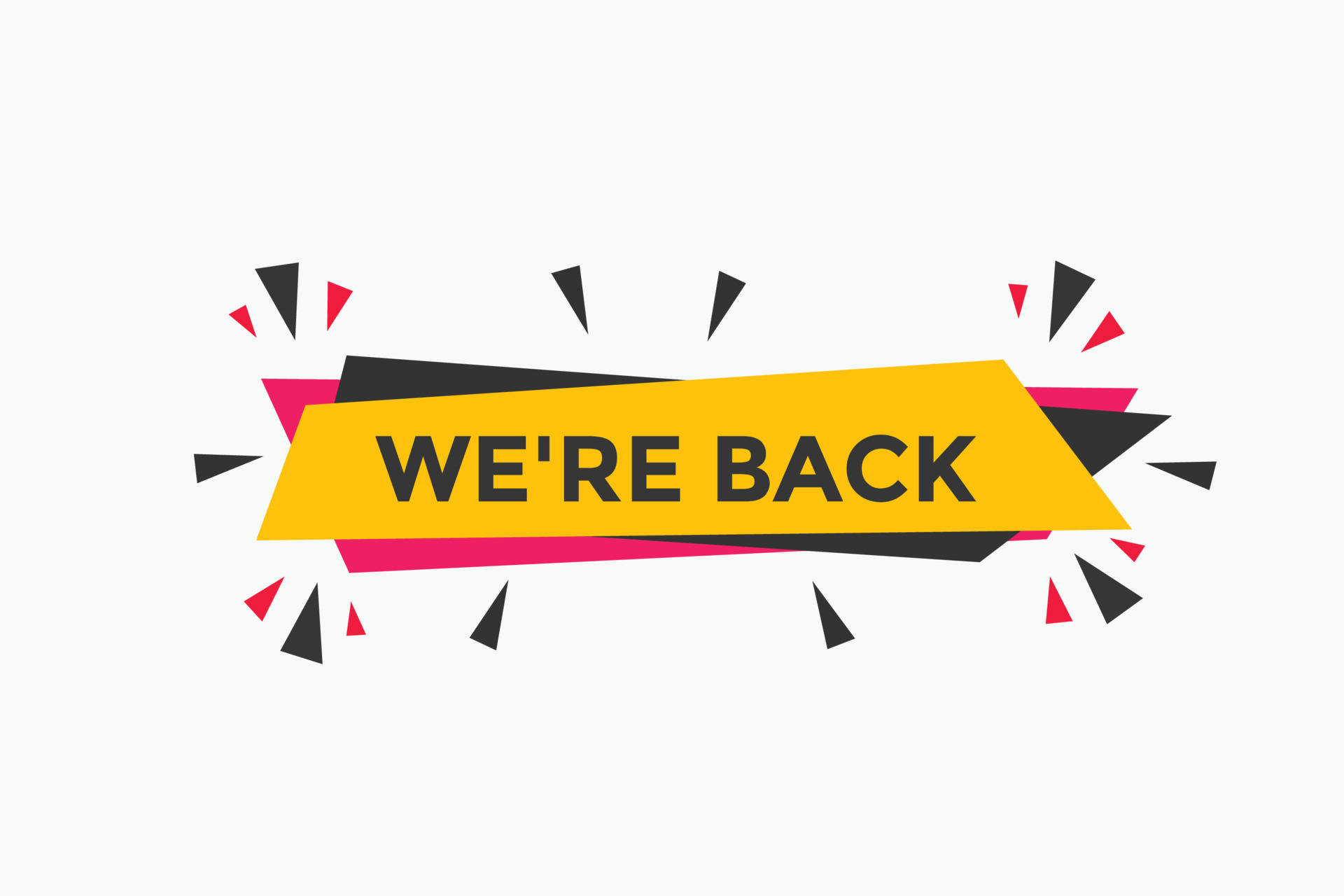 We are back !