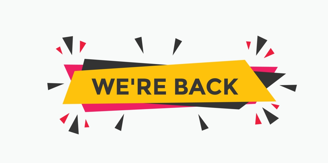We are back !